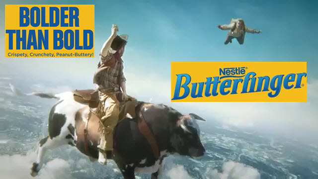 Bolder Than Bold Butterfinger commercial